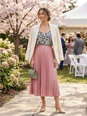 NWOT H&M V-Neck Floral Camisole - Black & White XS